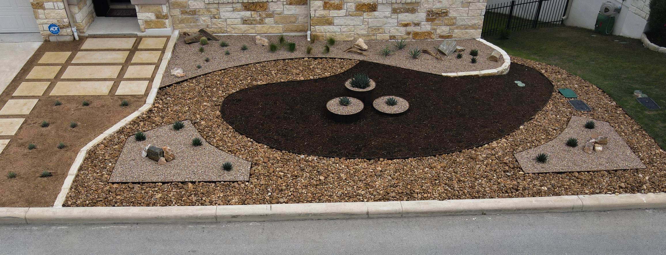 Tarrytown front yard restoration in Austin, TX by Thrive Landscape and Design